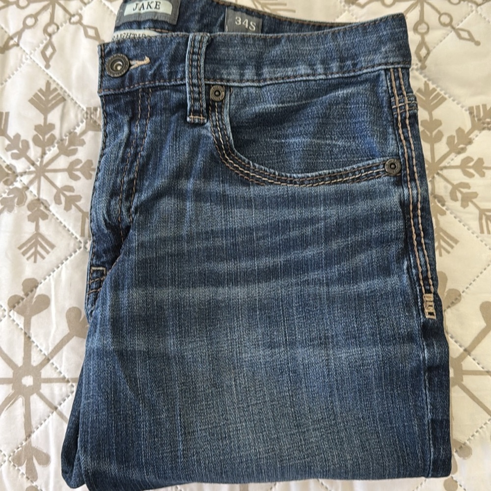 BKE Jake Men's Classic Straight Blue Jeans